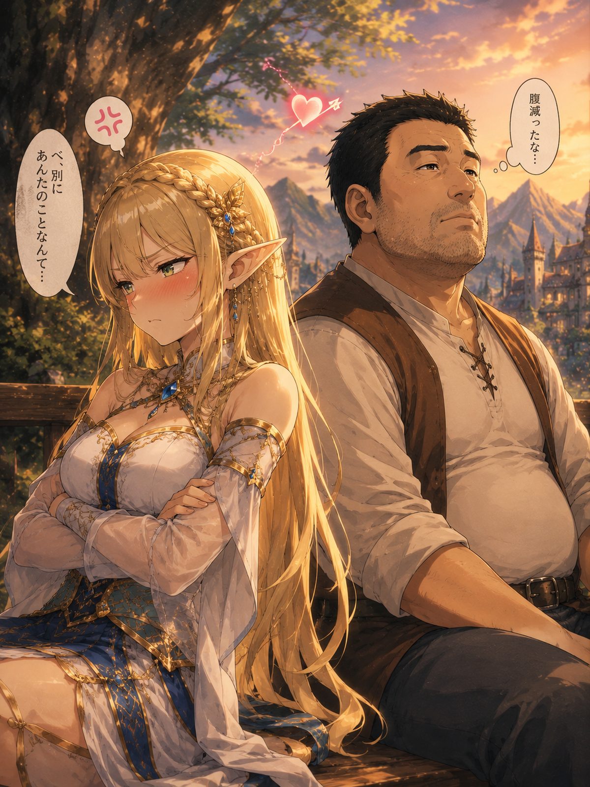 ツンデレエルフとおじさん