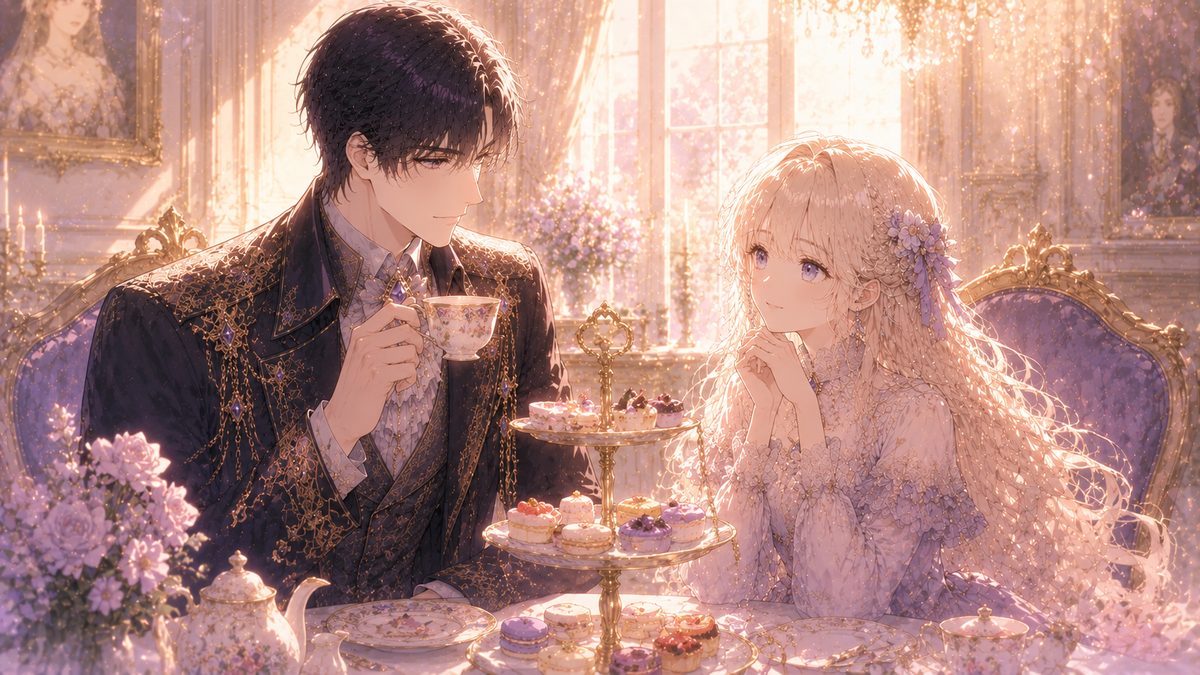 華やかな二人のお茶会