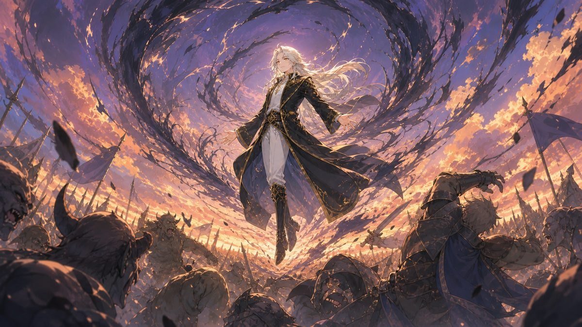 魔王へと覚醒し戦場に立つリムル