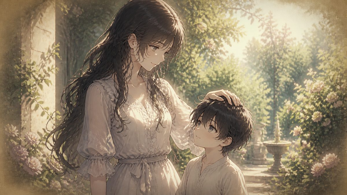 回帰後の運命に立ち向かう主人公のイメージ